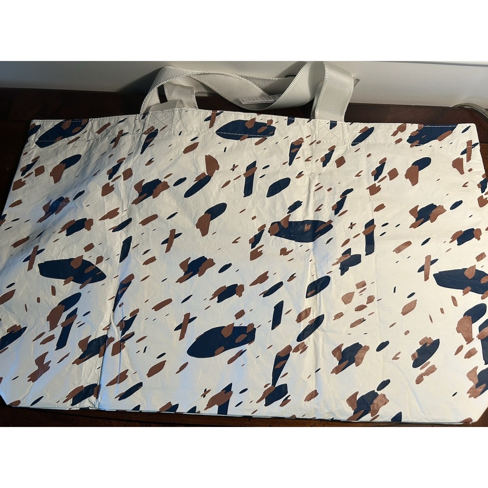 Aloha Collection | LE Mu Terrazzo Pattern Reversable Tote Bag Splash Proof NEW!